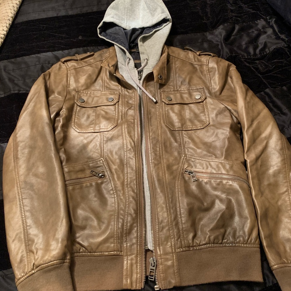 Zara jacket w detachable hood